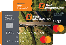 First Interstate Business First Rewards Mastercard and Business Credit Mastercard